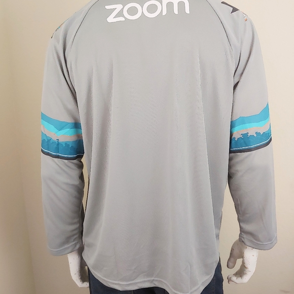 San Jose Sharks Open Water Mens Promo Jersey Sz M - Picture 5 of 6